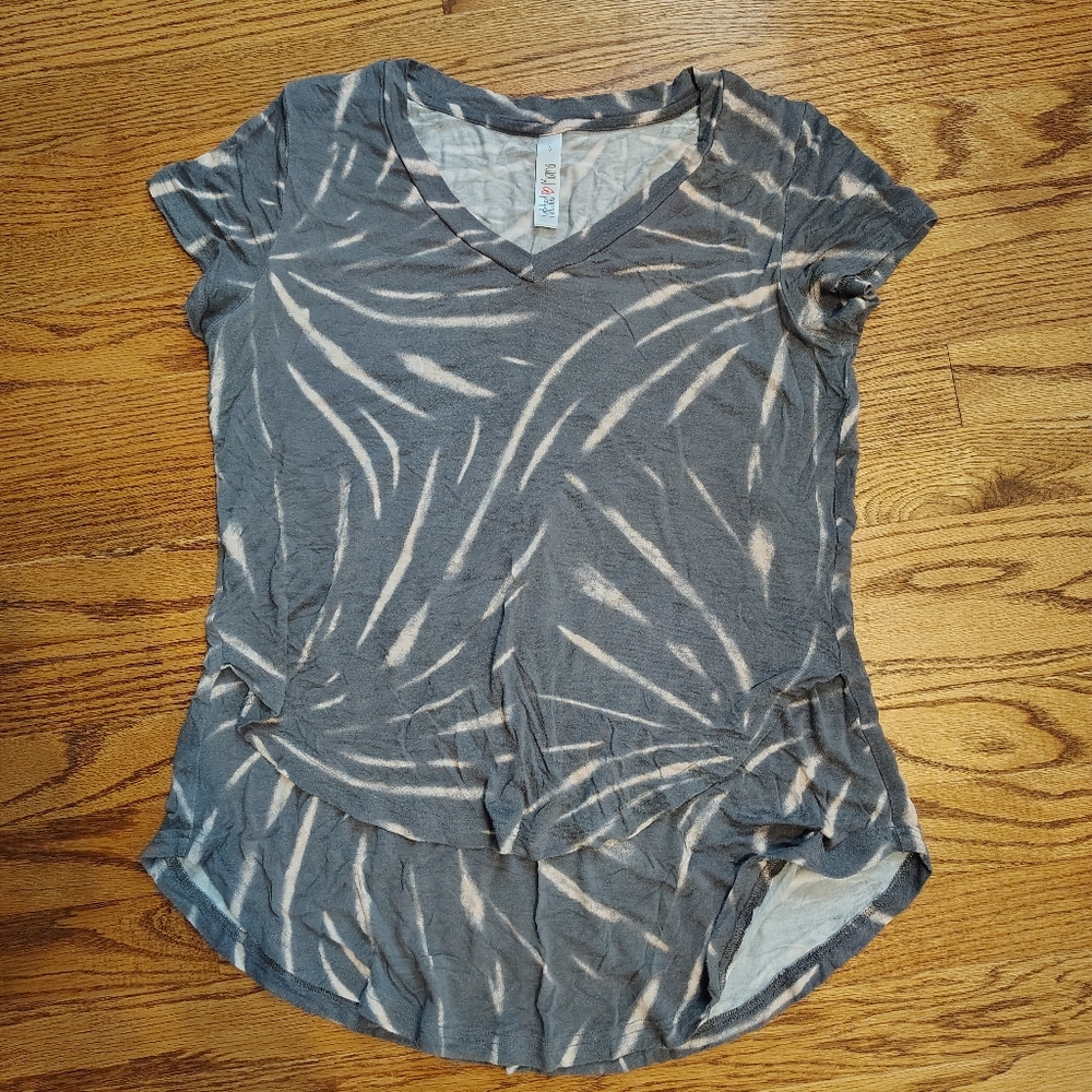 Latched Mama Space Tie Die Lift Access Nursing Top